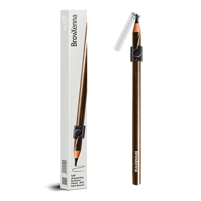 Self-Sharpening Eyebrow Pencil #02 Dark brown