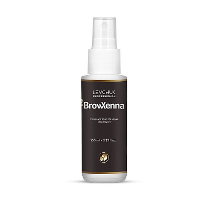 Two-phase tonic for henna washing off, BrowXenna®