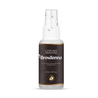 Two-phase tonic for henna washing off, BrowXenna®