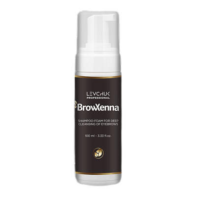 Shampoo-foam for deep cleansing of eyebrows, BrowXenna®