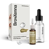 BrowXenna®, Blond #201, Pearl Blond, 1 vial