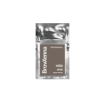 BrowXenna®, Brown #102 Cold Coffee, 1 midi-sachet