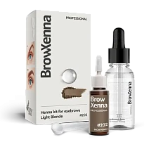 BrowXenna®, Blond #202, Light Blond, 1 vial