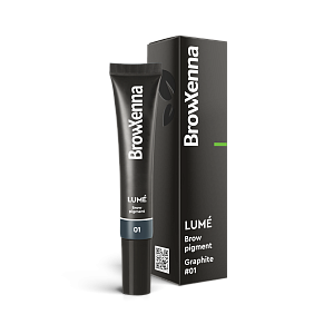 Тинт для бровей гелевый Lume 01, Graphite 15мл