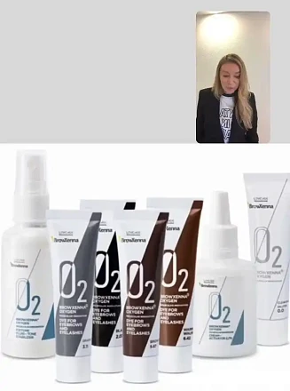 OXYGEN J2 Smart coloring system BrowXenna®. Colouristics and tinting steps.