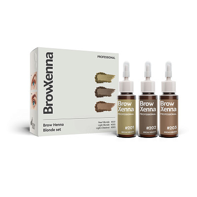 «Blonde» henna set, BrowXenna®