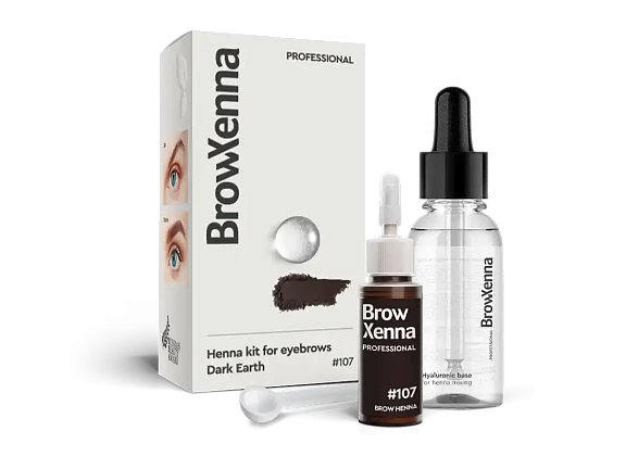 Brow Henna with Hyaluronic Mixing Base Included | Neutral Brown