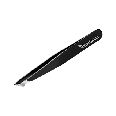 Eyebrow tweezers bevel pointed, manual sharpening, BrowXenna®