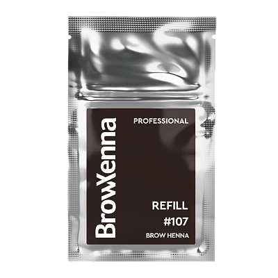 BrowXenna®, Blond #107 Dark earth, 1 sachet