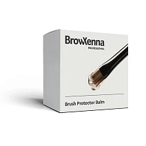 BrowXenna Balm for Protection and Shape Preservation of Brushes After Washing, Prevents Fraying