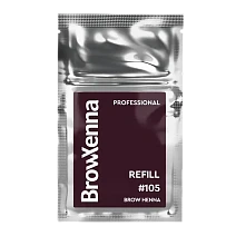 BrowXenna®, Brown #105 Frosty Chestnut, 1 sachet