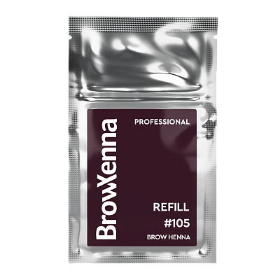 BrowXenna®, Brown #105 Frosty Chestnut, 1 sachet