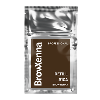 BrowXenna®, Brown #104 Dark Chocolate, 1 sachet